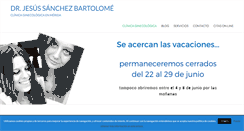 Desktop Screenshot of drsanchezbartolome.com
